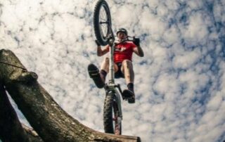 Een biketrial show; een origineel bruiloft idee